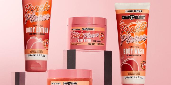 2022 08 Soap And Glory Brand Treatment 100 Foreground Inbody Hero Peach Please.Dam .56X51x1280.Ts=1663163419119